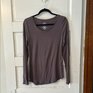 Women's Purple Long Sleeve Top